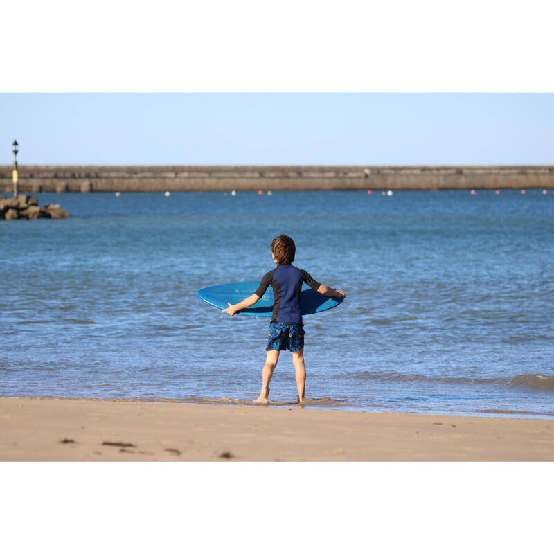 Skimboard mousse junior bleu turquoise multicolore