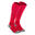 Chaussettes de football VIRALTO SOLO rayées rose et rouge