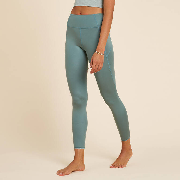 Reversible Dynamic Yoga Leggings - Green