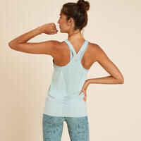 Women's Seamless Dynamic Yoga Tank Top - Green