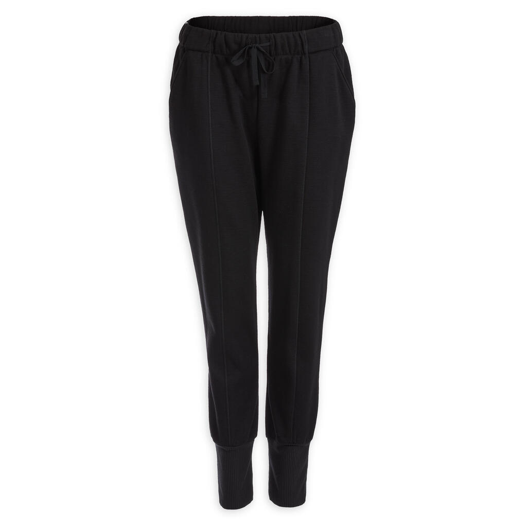 Karottenhose sanftes Yoga Damen hellblau