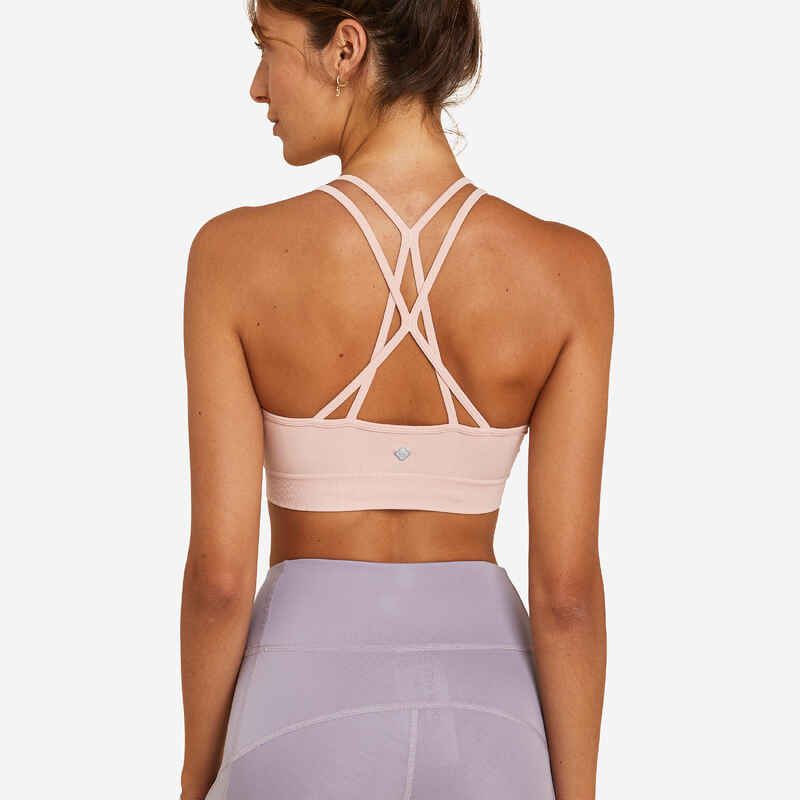 Bustier dynamisches Yoga rosa