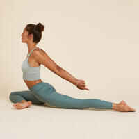 Long Dynamic Yoga Sports Bra - Khaki
