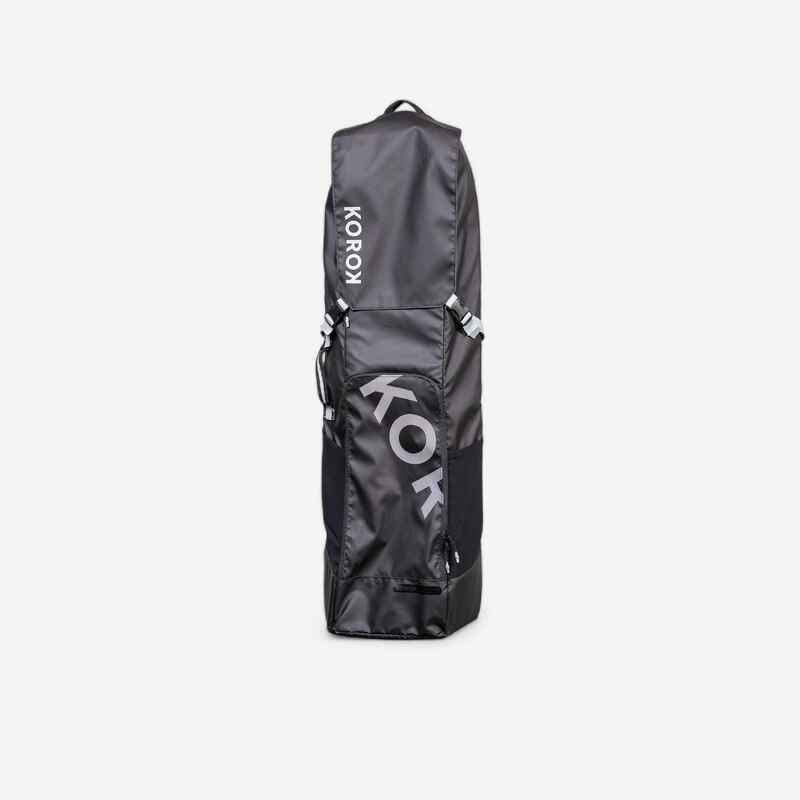 Schlägertasche Feldhockey FH560 großes Volumen Jugendl./Erwachsene schwarz