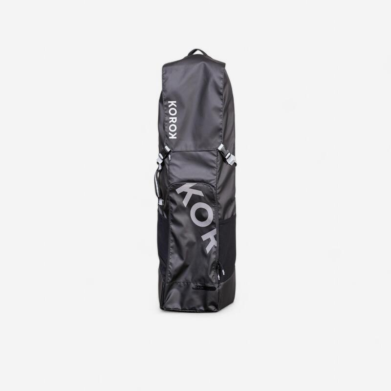 Feldhockey-Schlägertasche Jugendliche/Erwachsene grosses Volumen - FH560 schwarz