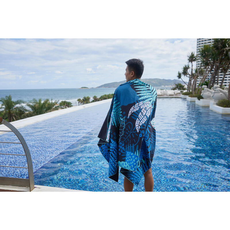 Microfibre Swimming Towel Size XL 110 x 175 cm - Print