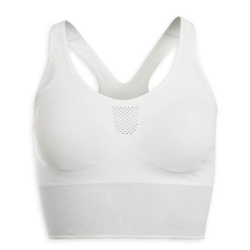 Crop top voor yoga dames wit