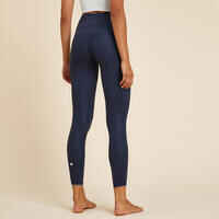Reversible Dynamic Yoga Leggings - Blue