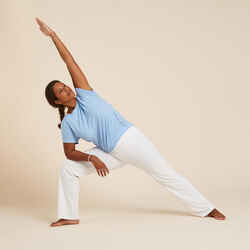 Women's Yoga Cotton Bottoms - White