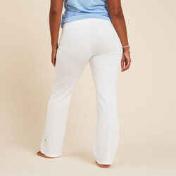 Women's Yoga Cotton Bottoms - White