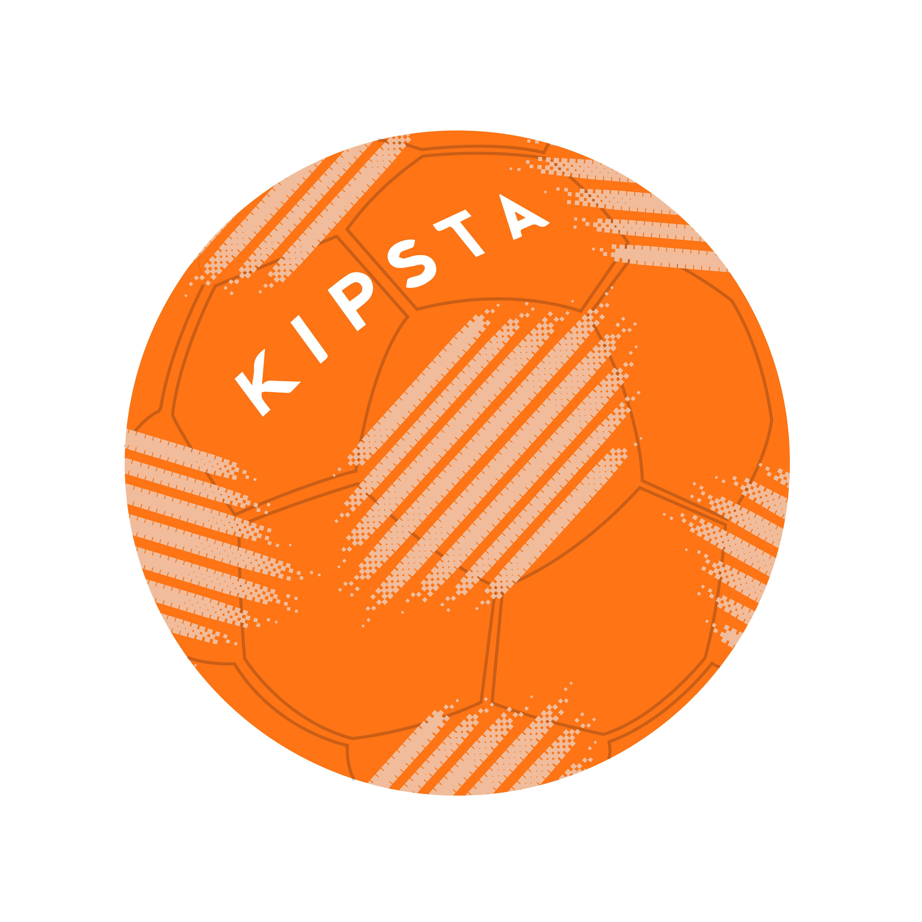 Plastic voetbal Sunny 300 maat 4 oranje 5/5