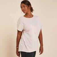 Women's Gentle Yoga T-Shirt - Pale Pink