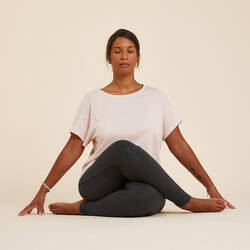 Women's Gentle Yoga T-Shirt - Pale Pink