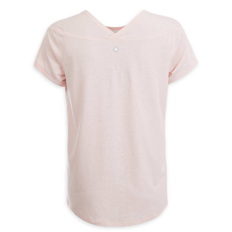 Women's Gentle Yoga T-Shirt - Pale Pink