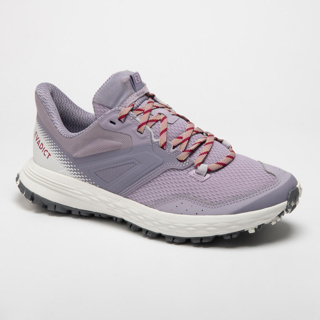 CHAUSSURES TRAIL RUNNING POUR FEMME TR2 gris carbone bouton de rose