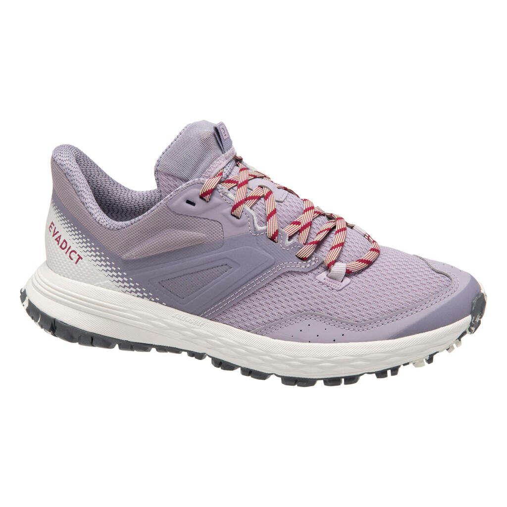 WOMEN's TRAIL RUNNING SHOES TR2 - carbon grey button/pink