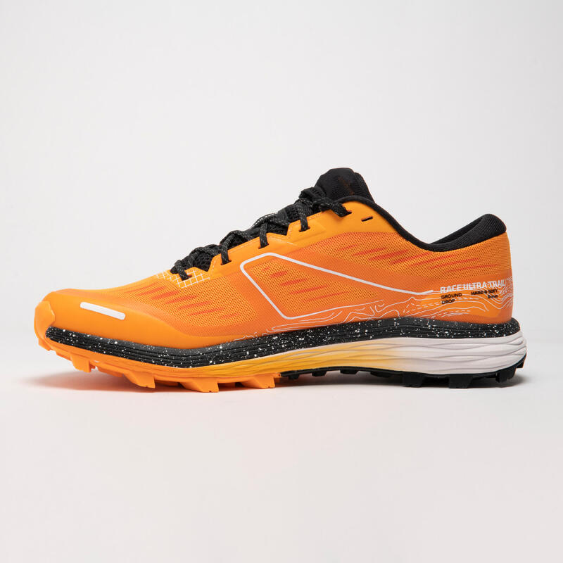 Trailschoenen voor heren Race Ultra oranje en zwart