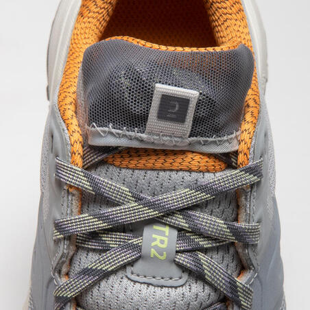Кросівки жіночі TR2 для бігу сірі/помаранчеві
