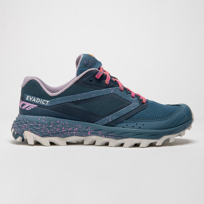 zapatillas trail running XT8 azul turquesa