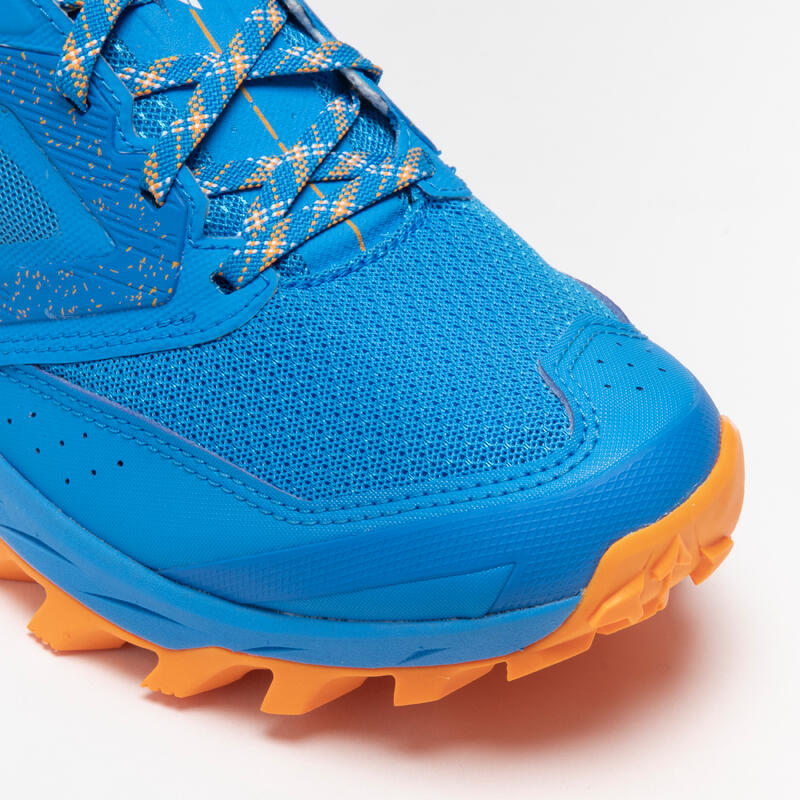 Zapatillas trail running Hombre XT8 azul y naranja