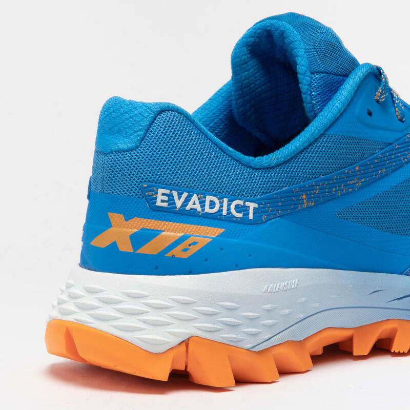 chaussures de trail running pour homme XT8 bleu et orange