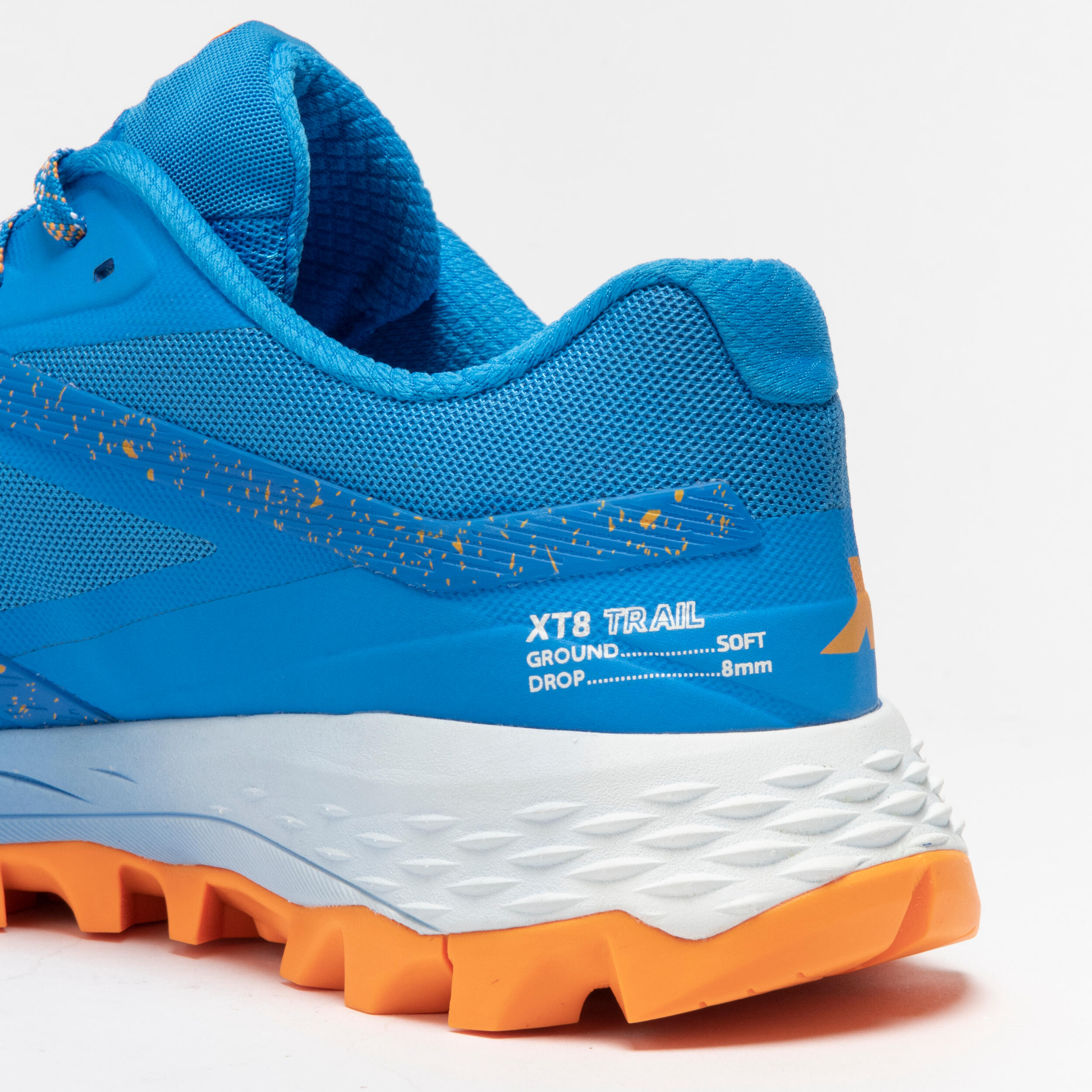 Chaussures de course en sentier pour homme - XT8 bleu et orange - EVADICT
