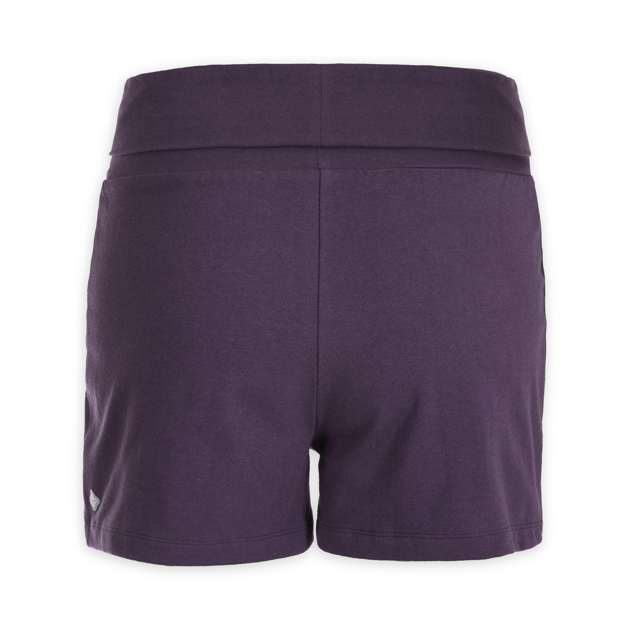 Women's Cotton Yoga Shorts - Purple 6/7