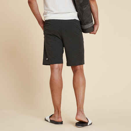 Men's Organic Cotton Gentle Yoga Shorts - Grey