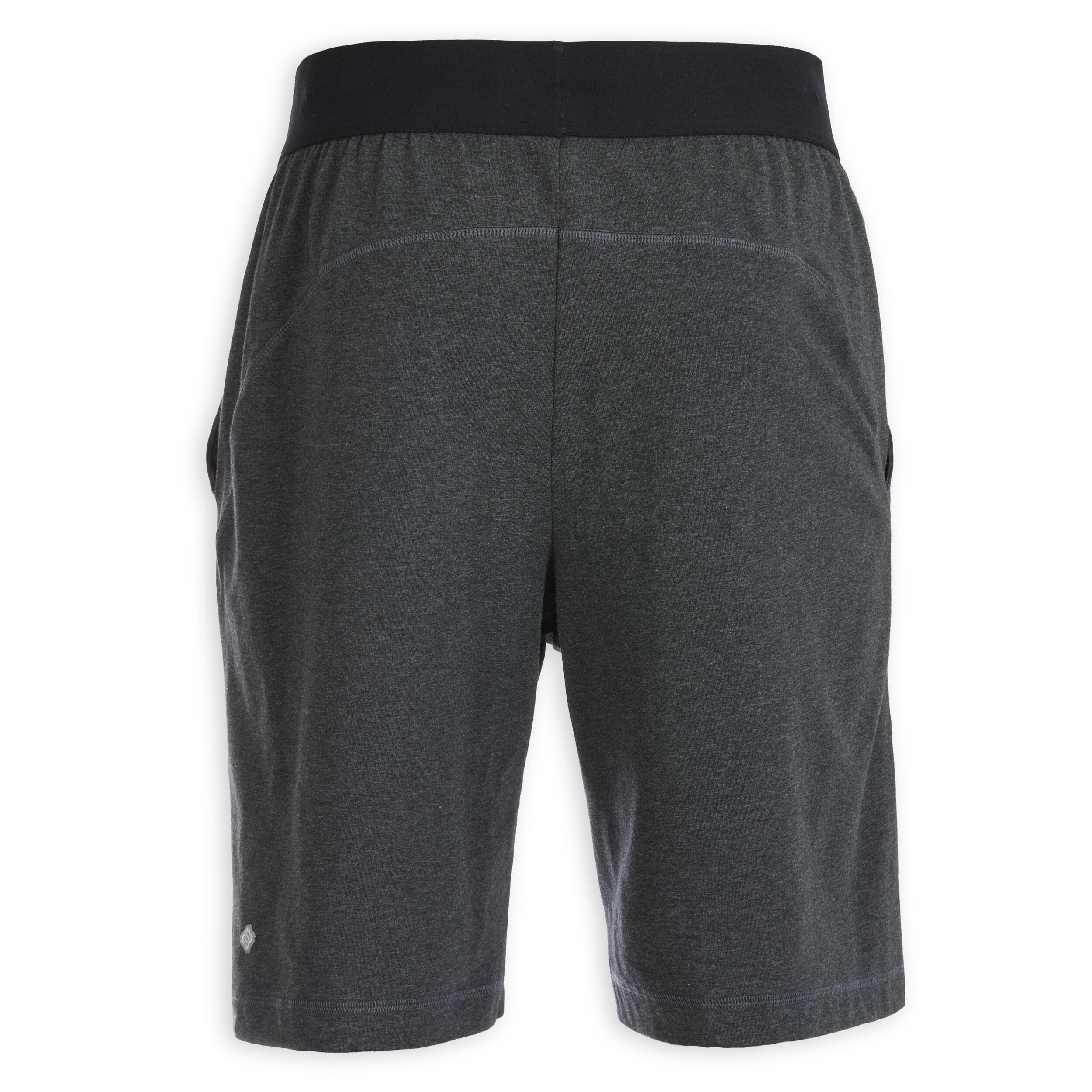 Short de yoga homme Gris, Noir Kimjaly Décathlon