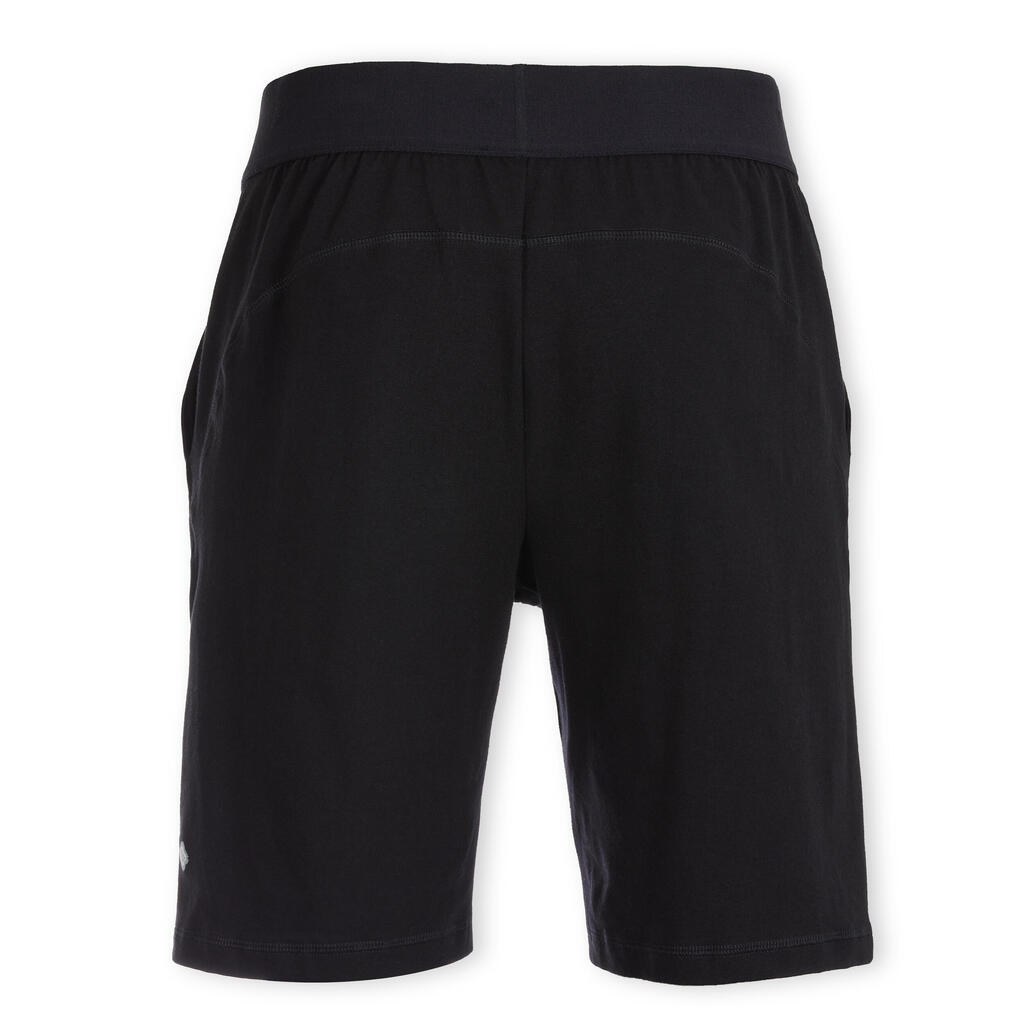 Men's Cotton Yoga Shorts Black