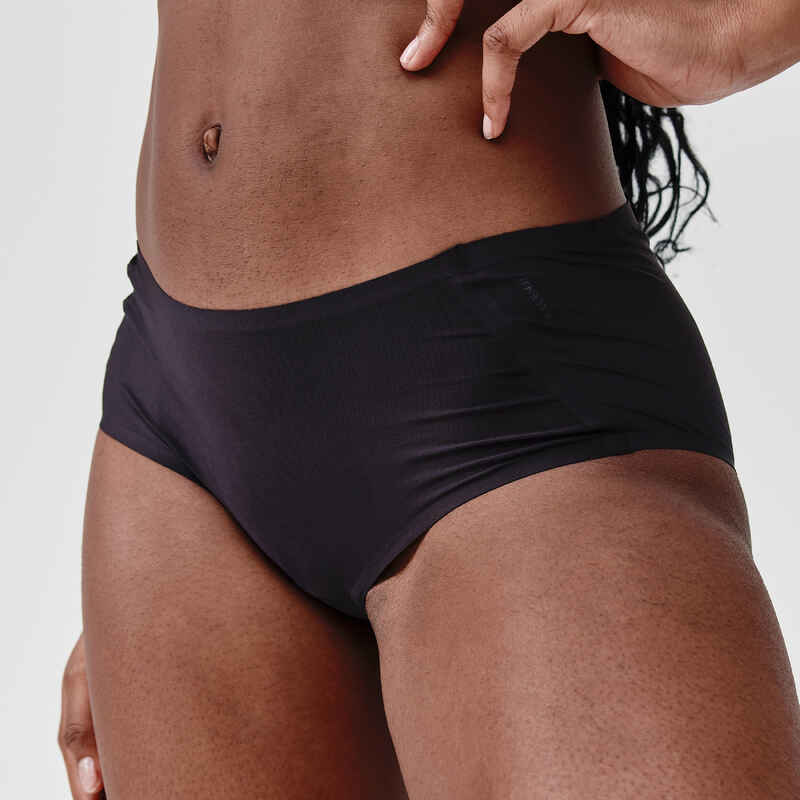 RUNNING BOXERS LINGERIE BLACK - Decathlon