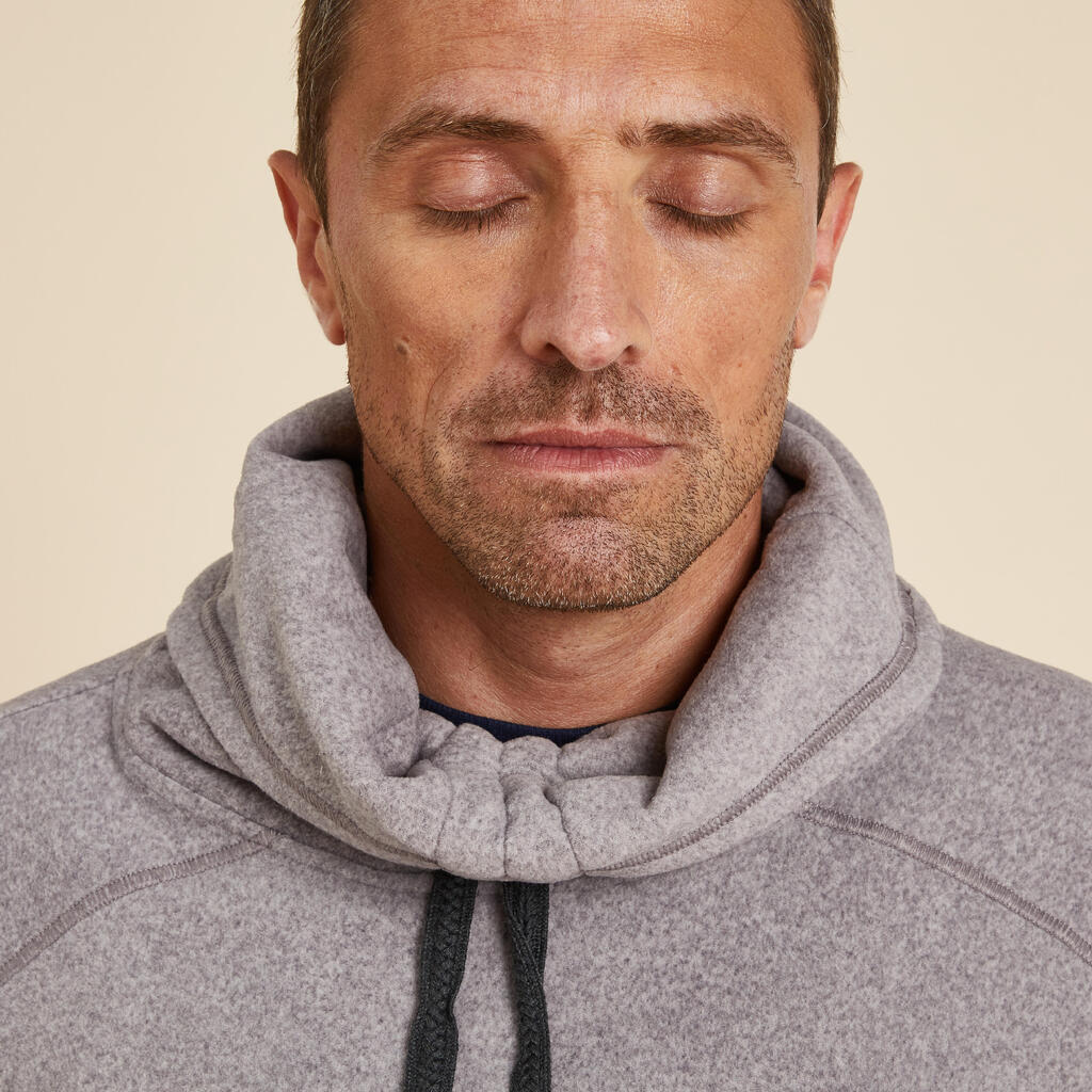 Men's Fleece Yoga Sweatshirt - Dark Grey