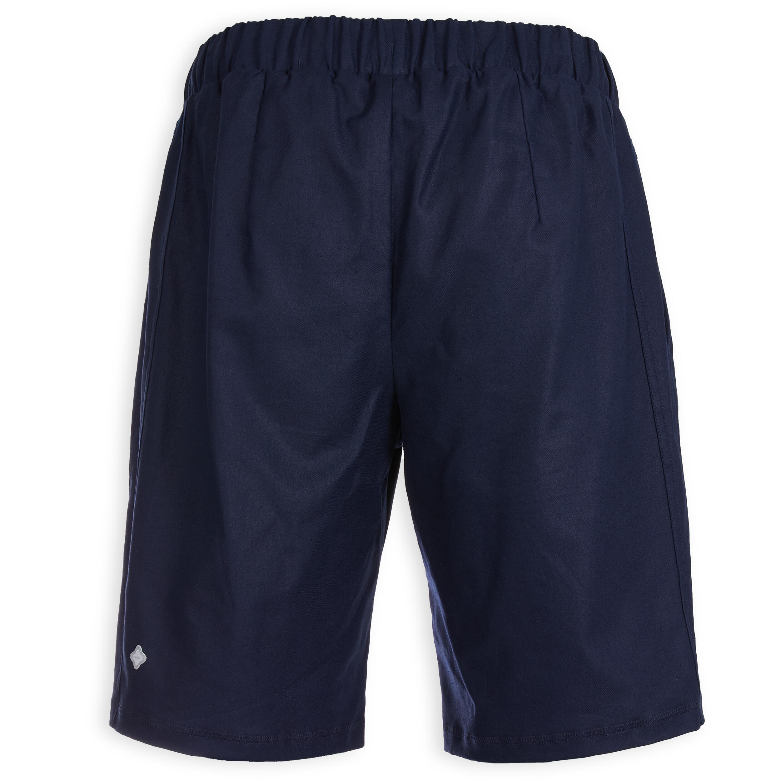 Men's Yoga Linen and Cotton Shorts - Indigo Blue 6/6