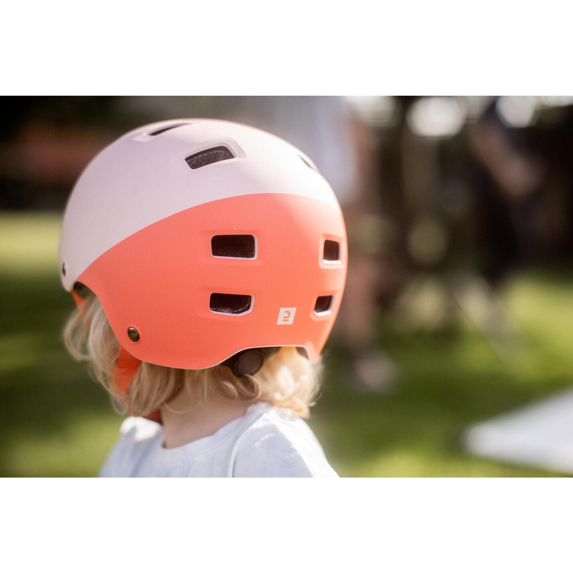 Casque à vélo en bol enfant – 520 rose TP - BTWIN