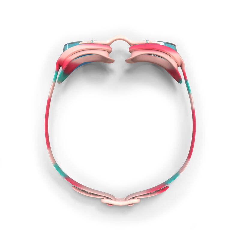 Lunettes de natation Junior - Xbase rose bleu teintées bleu