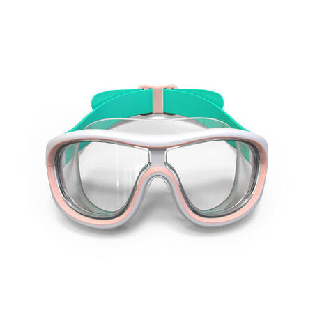 Belo-plava maska za plivanje SWIMDOW V2 (veličina L)