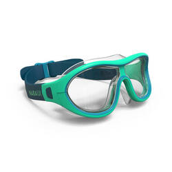 Swimming Mask - Swimdow V2 Size S Asian Fit Clear Lenses - Blue