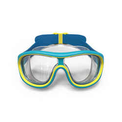 Μάσκα κολύμβησης - Swimdow V2 μέγεθος S με διαφανείς φακούς - Μπλε