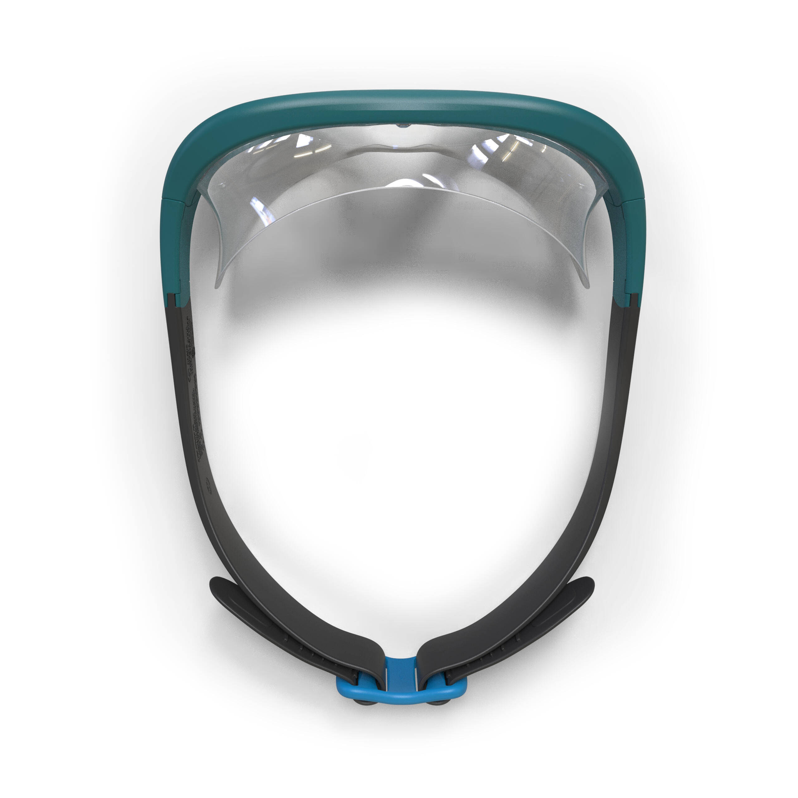 Swimming Goggles Mask Size L Clear Lenses Comfortable Fit Blue Black -  5
