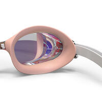 Roze-bele naočare za plivanje s efektom ogledala B-FIT (jedna veličina)