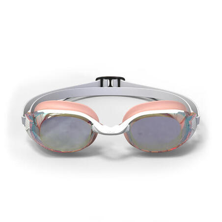 Roze-bele naočare za plivanje s efektom ogledala B-FIT (jedna veličina)