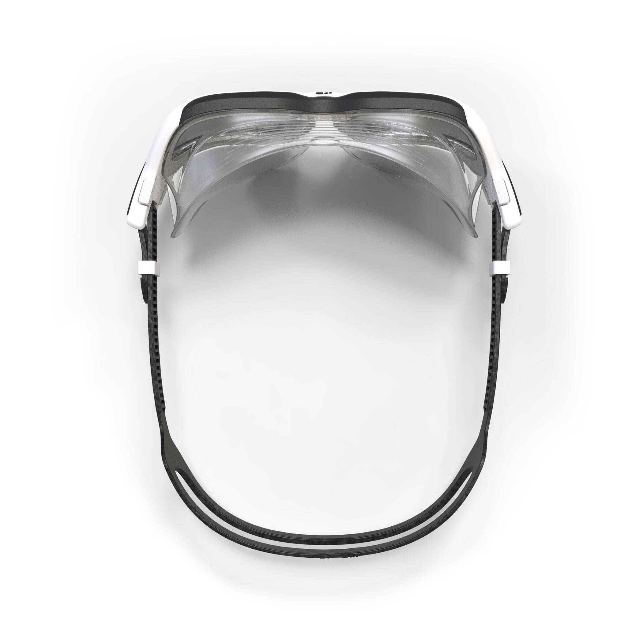 Swimming Mask ACTIVE Smoked Lenses Secure Fit Size L White Black -  4