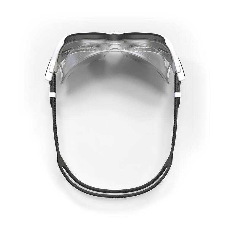 Pool mask - Swimming - Active Size L Smoked Lenses - Black / White