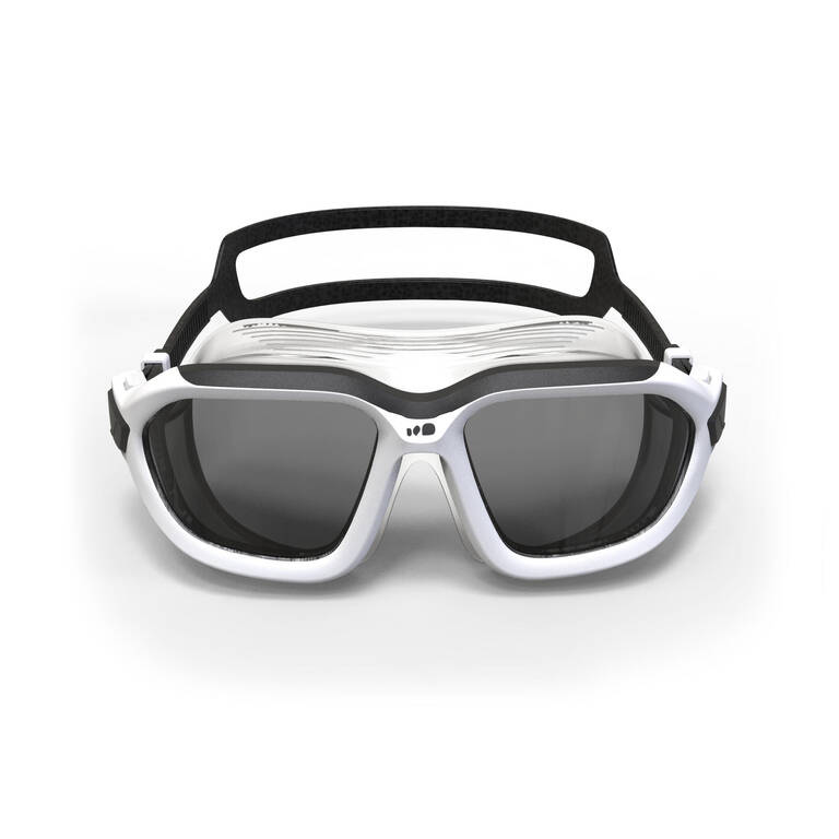 Kacamata - Berenang - Active Ukuran L Lensa Kabut - Hitam/Putih