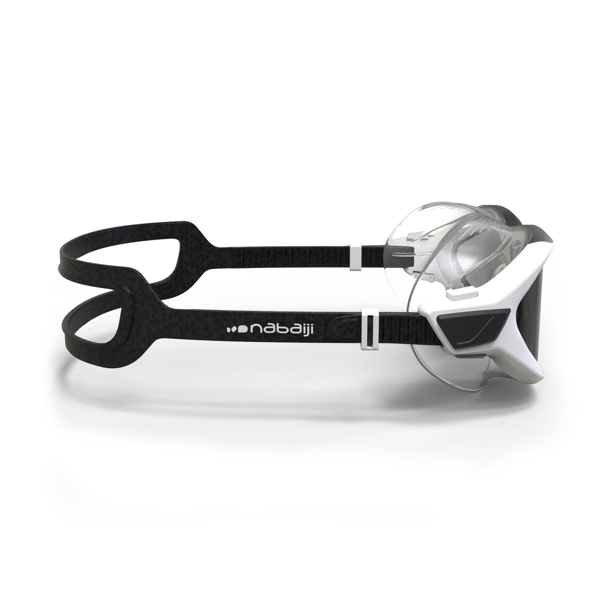 Swimming Mask ACTIVE Smoked Lenses Secure Fit Size L White Black -  2