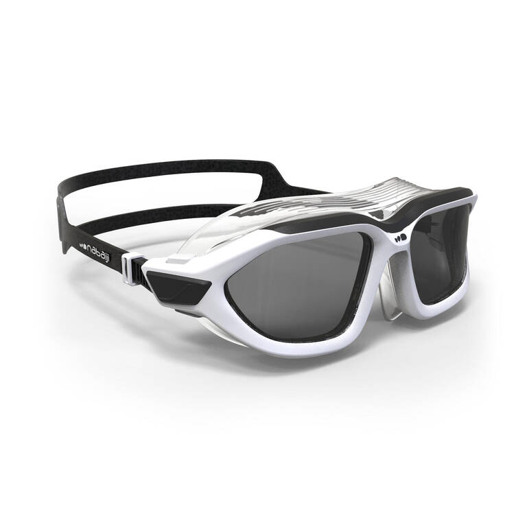 Kacamata - Berenang - Active Ukuran L Lensa Kabut - Hitam/Putih