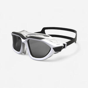 Gafas natación máscara talla L Active Negro Blanco Cristales Ahumados