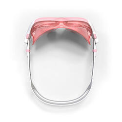 Masque de Piscine - Active Petite Taille - Verres Teintés - Rose / Blanc