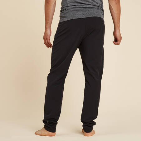 Celana Yoga Pria Ringan dan Dinamis - Hitam