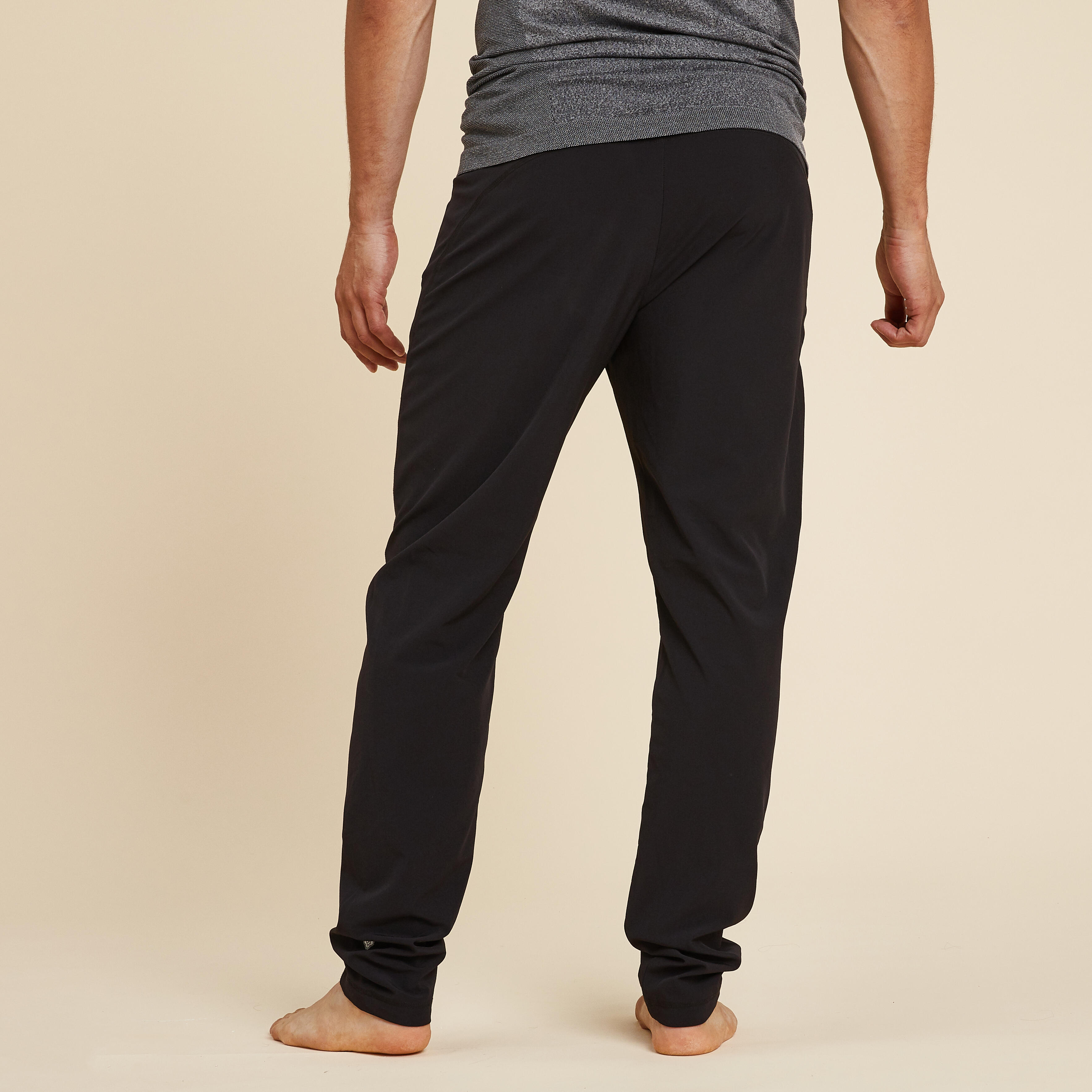 Pantaloni uomo yoga neri KIMJALY | DECATHLON